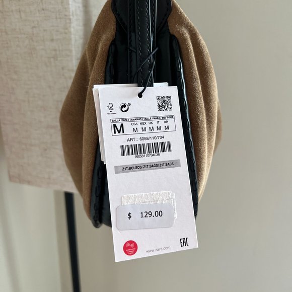 ZARA LEATHER BAG - Picture 12 of 13